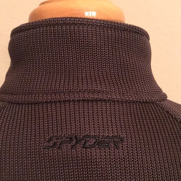 Spyder Men’s Alloy Full Zip Mid-weight Core Sweater- Peat- Med - Picture 7 of 12